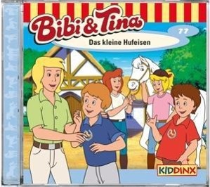 Vorderes Coverbild Bibi und Tina 77. Das kleine Hufeisen