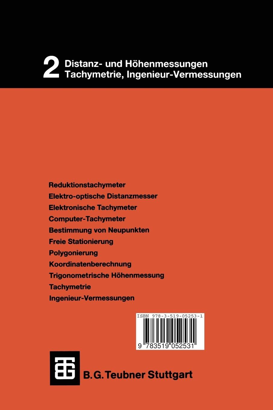 Rückseitencover Vermessungskunde