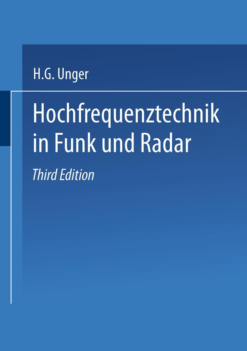 Vorderes Coverbild Hochfrequenztechnik in Funk und Radar