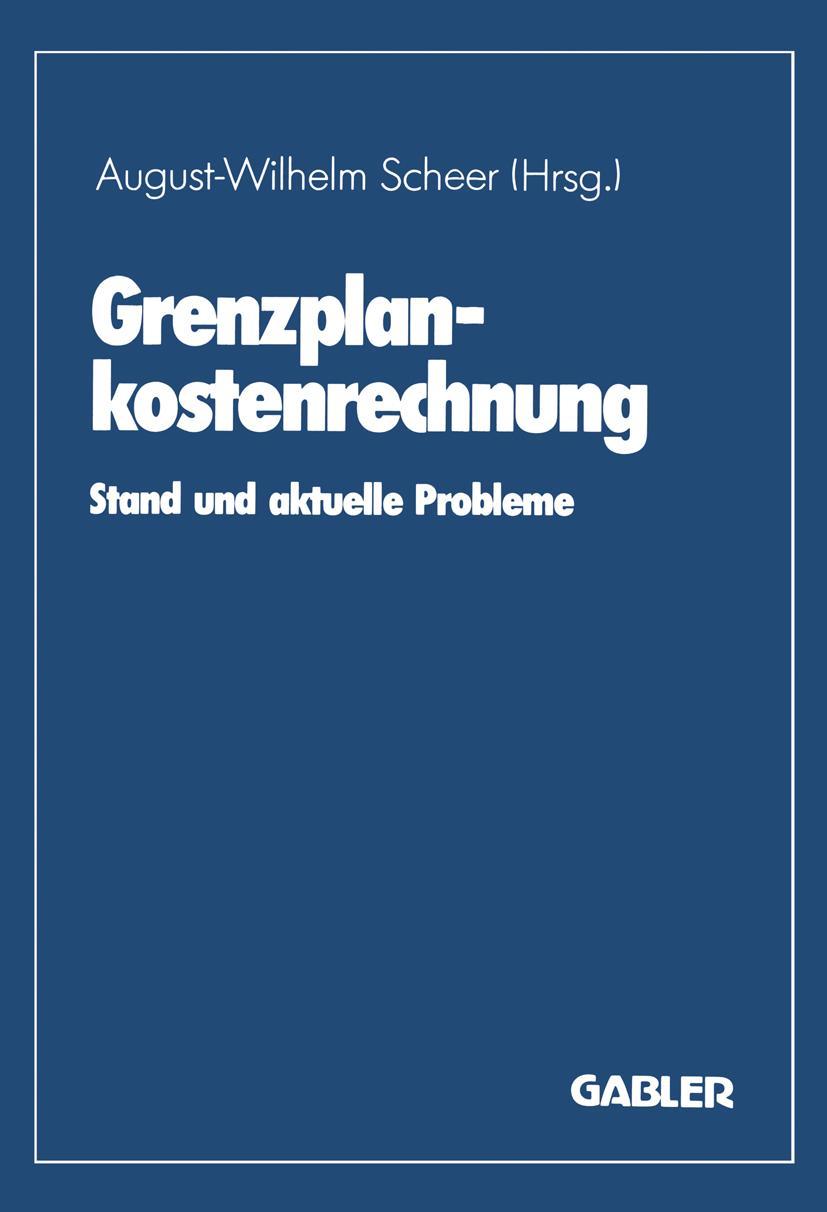 Vorderes Coverbild Grenzplankostenrechnung