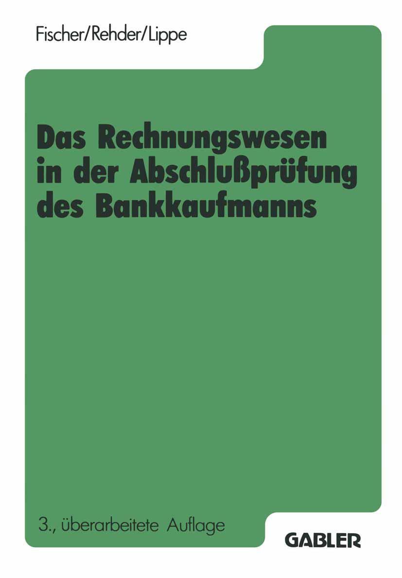 Vorderes Coverbild Das Rechnungswesen in der Abschlußprüfung des Bankkaufmanns