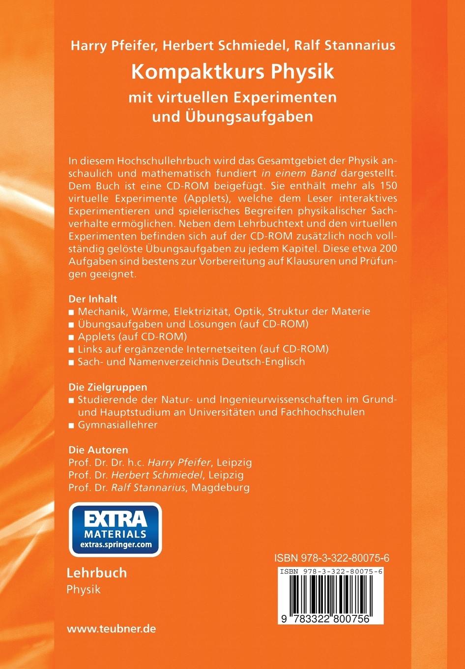 Rückseitencover Kompaktkurs Physik