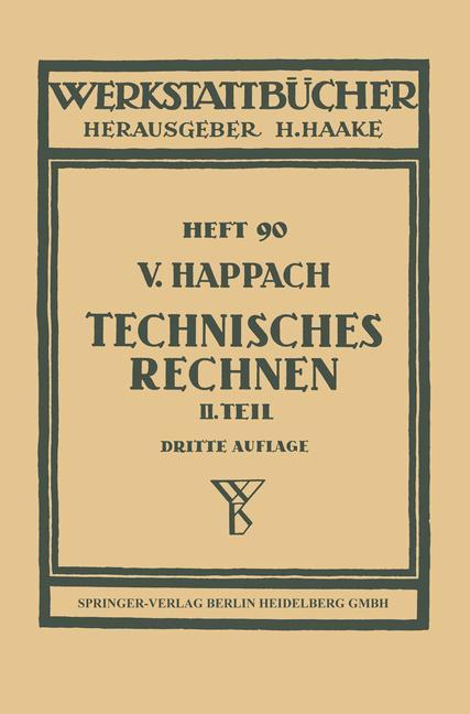 Vorderes Coverbild Technisches Rechnen