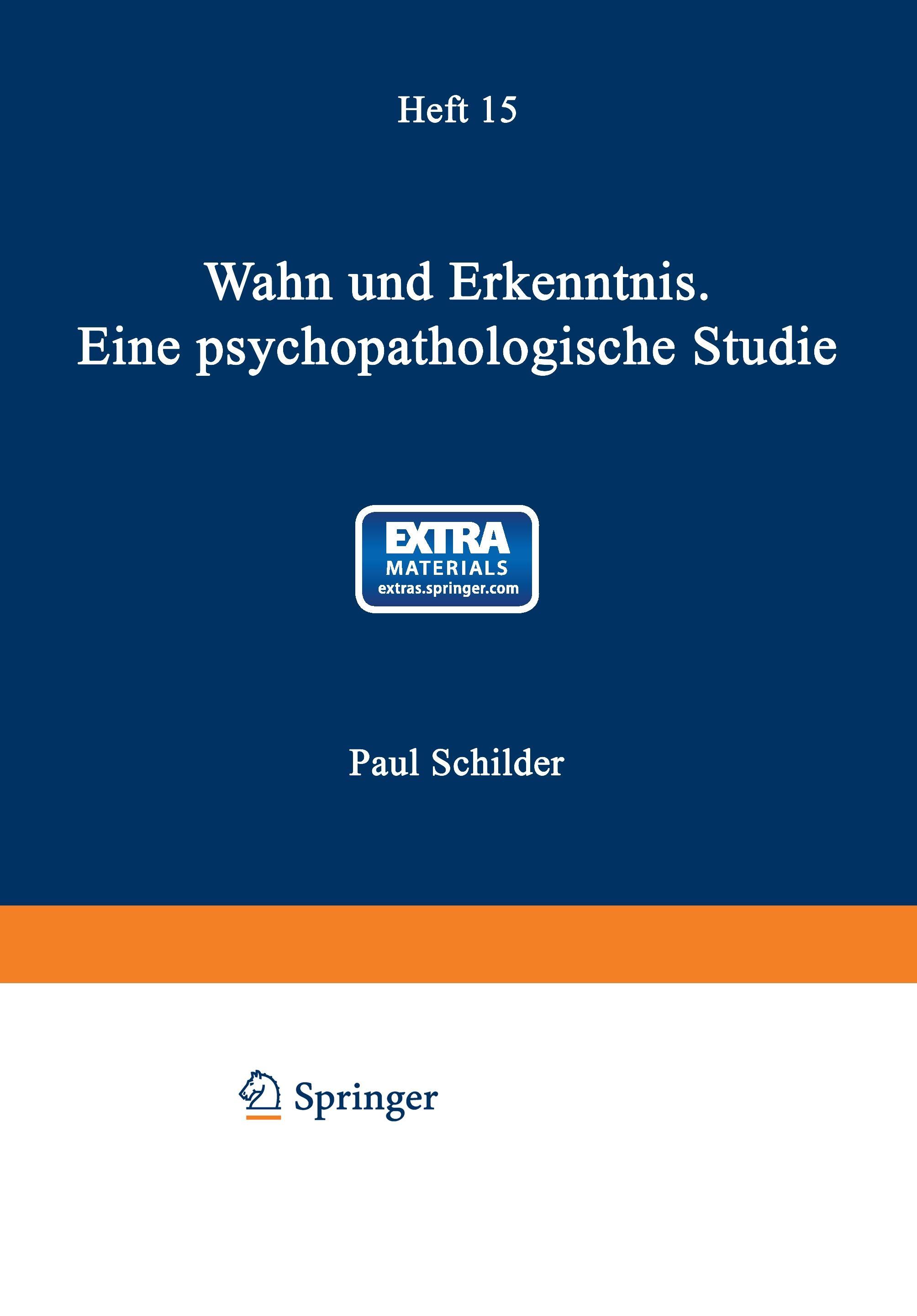 Vorderes Coverbild Wahn und Erkenntnis