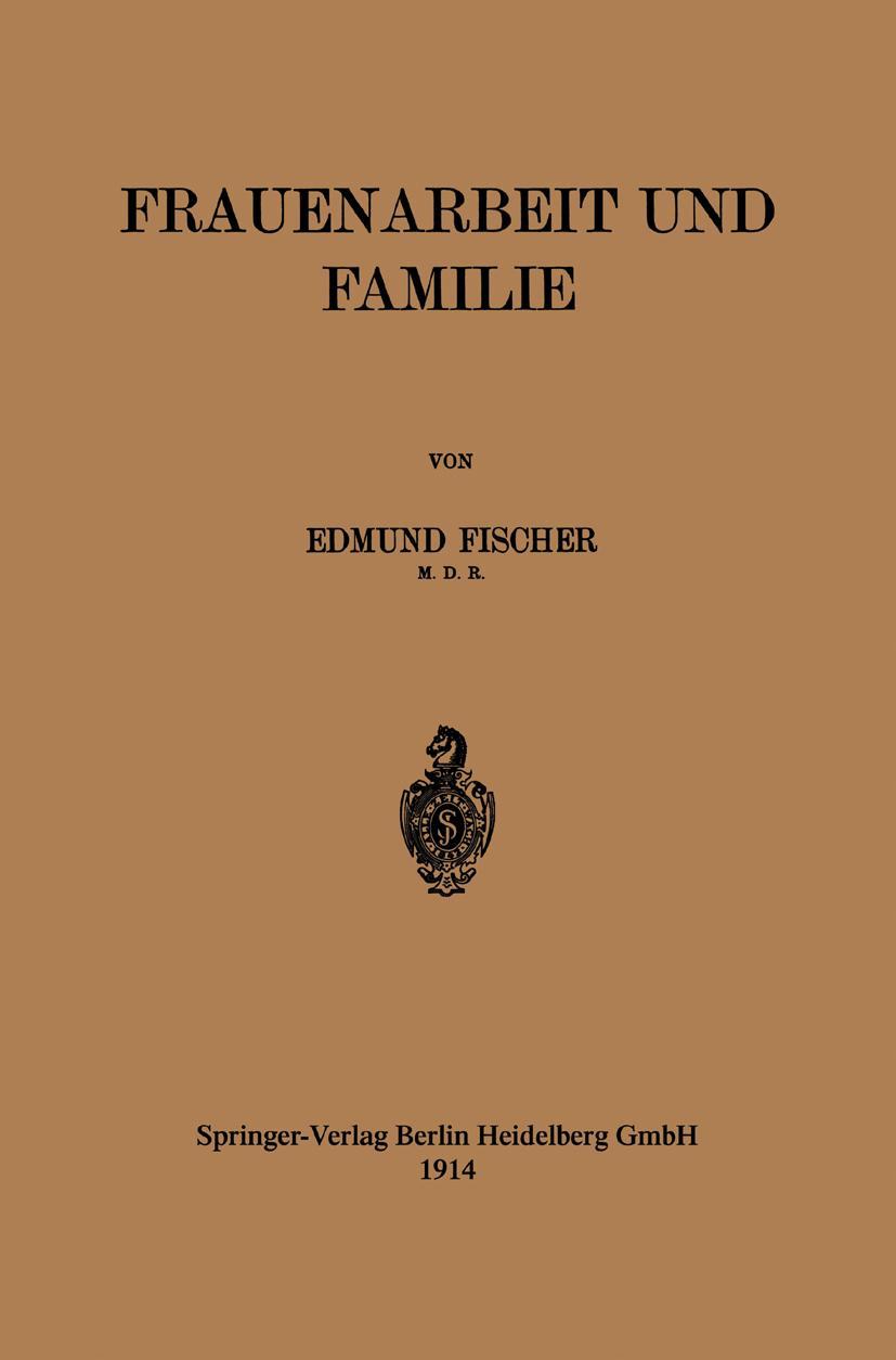 Vorderes Coverbild Frauenarbeit und Familie