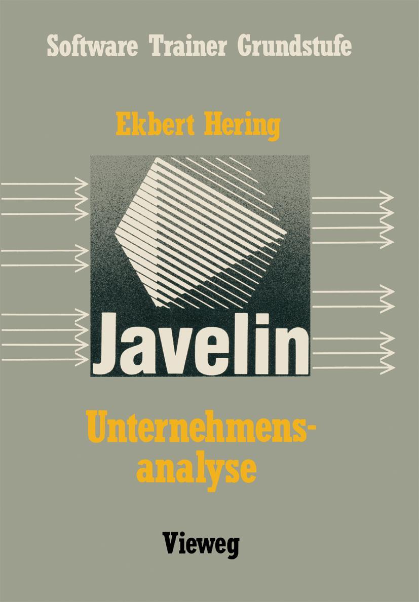 Vorderes Coverbild Unternehmensanalyse mit Javelin