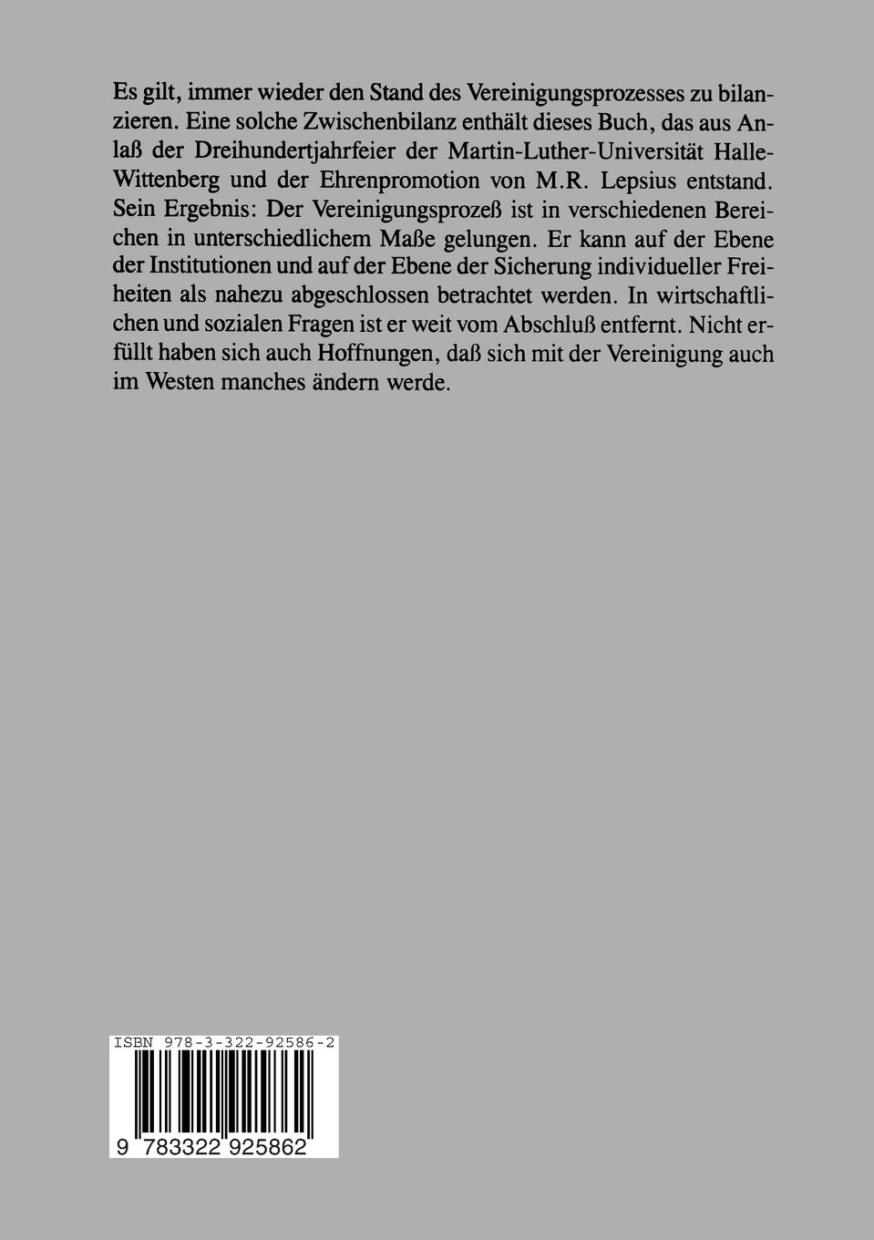 Rückseitencover Aufhebung der Bipolarität -