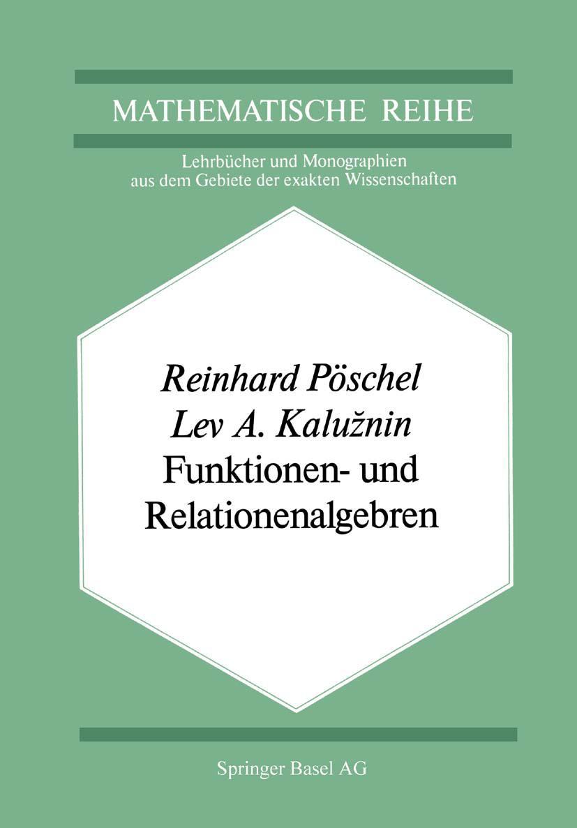 Vorderes Coverbild Funktionen- und Relationenalgebren