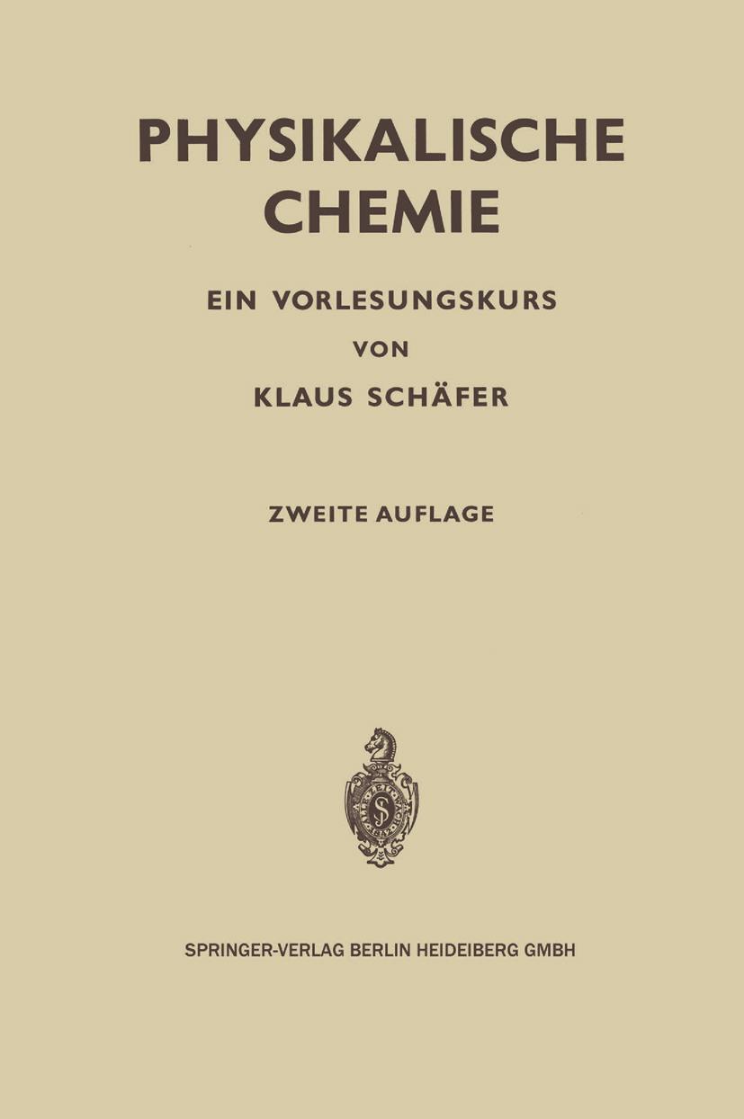 Vorderes Coverbild Physikalische Chemie