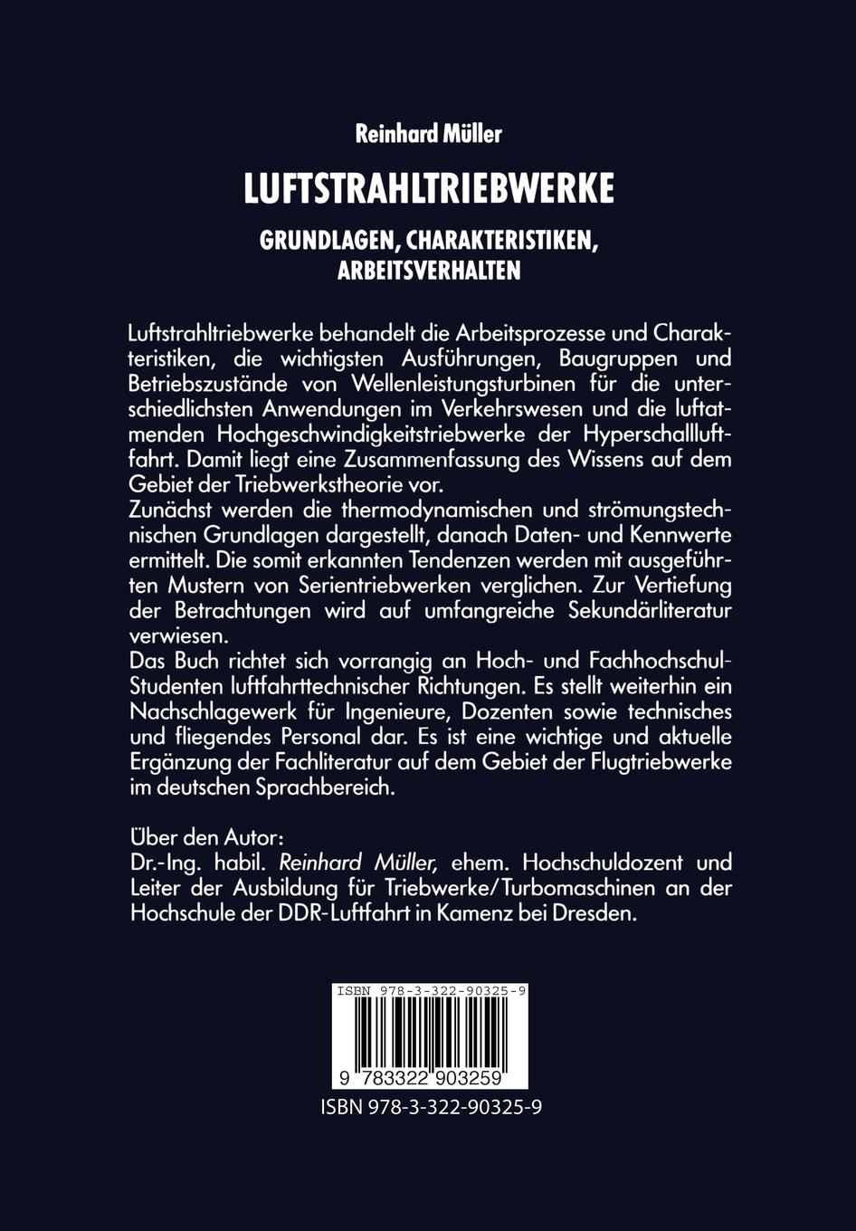 Rückseitencover Luftstrahltriebwerke