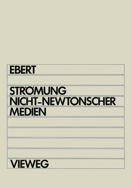 Vorderes Coverbild Strömung nicht-newtonscher Medien