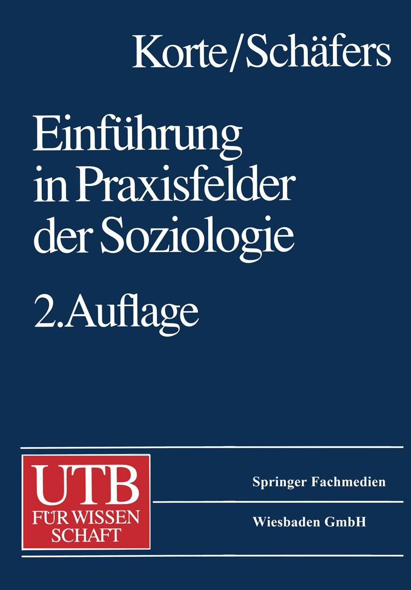 Vorderes Coverbild Einführung in Praxisfelder der Soziologie