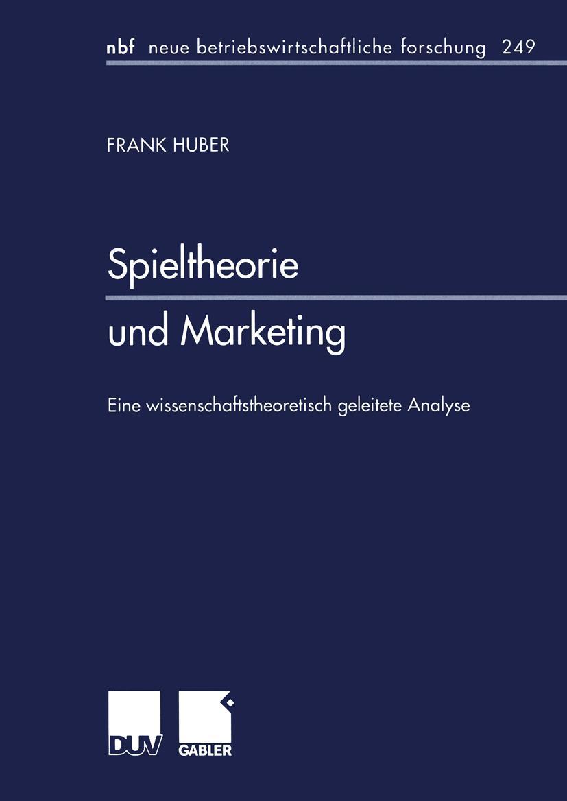 Vorderes Coverbild Spieltheorie und Marketing