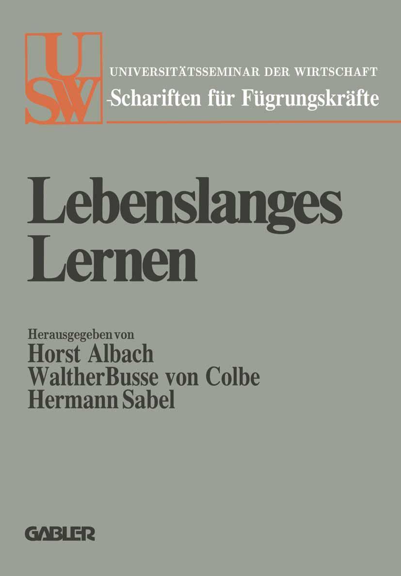 Vorderes Coverbild Lebenslanges Lernen