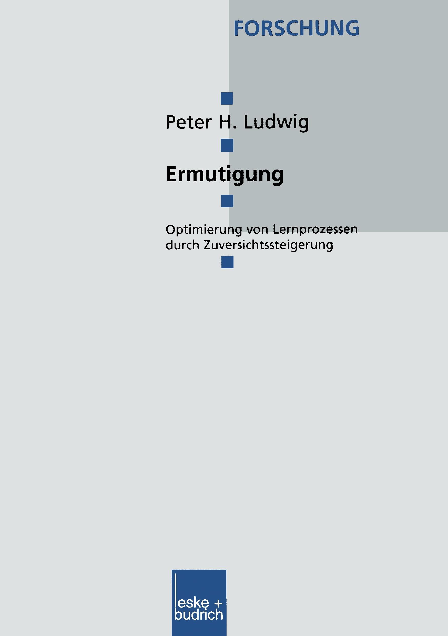 Vorderes Coverbild Ermutigung