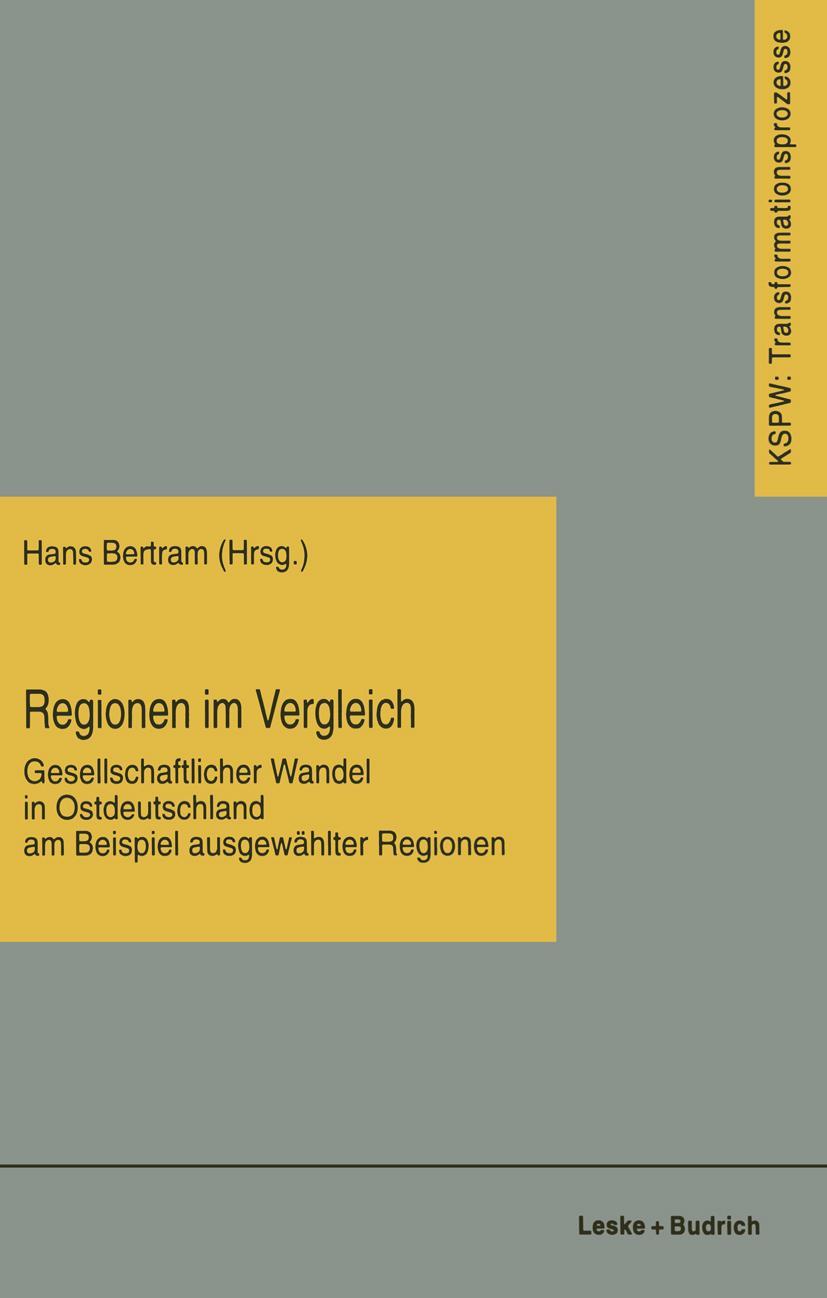 Vorderes Coverbild Regionen im Vergleich