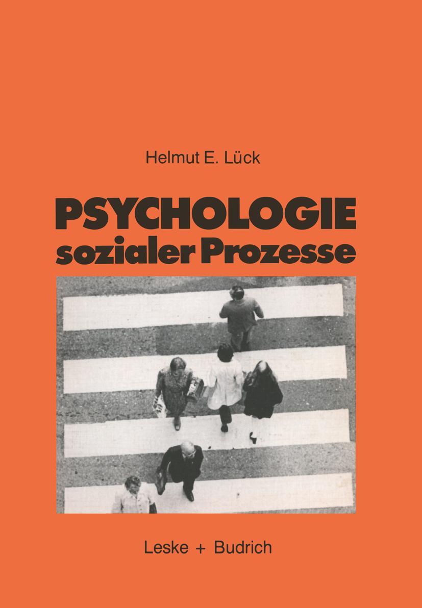 Vorderes Coverbild Psychologie sozialer Prozesse