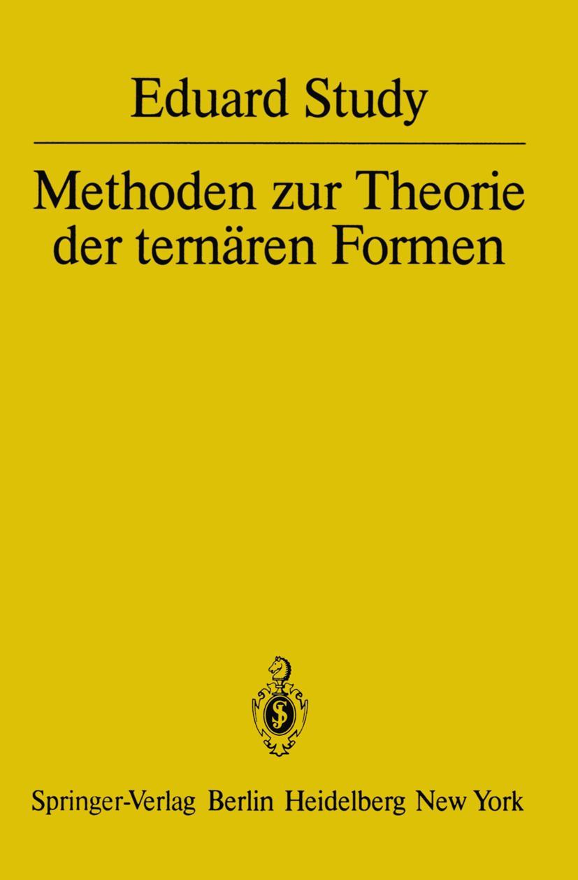 Vorderes Coverbild Methoden zur Theorie der ternären Formen