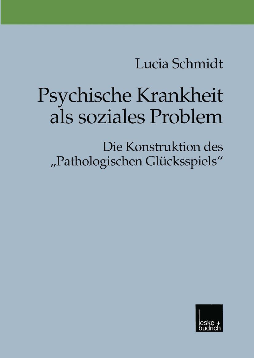 Vorderes Coverbild Psychische Krankheit als soziales Problem