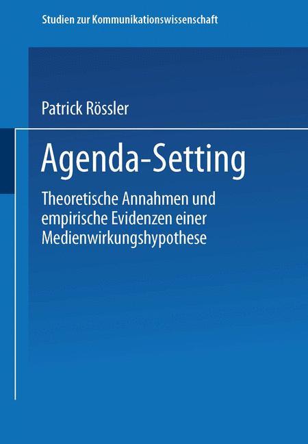 Vorderes Coverbild Agenda-Setting
