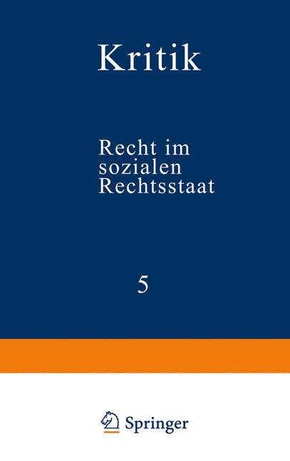 Vorderes Coverbild Recht im sozialen Rechtsstaat