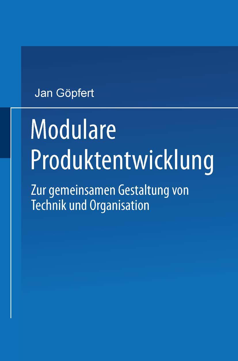 Vorderes Coverbild Modulare Produktentwicklung