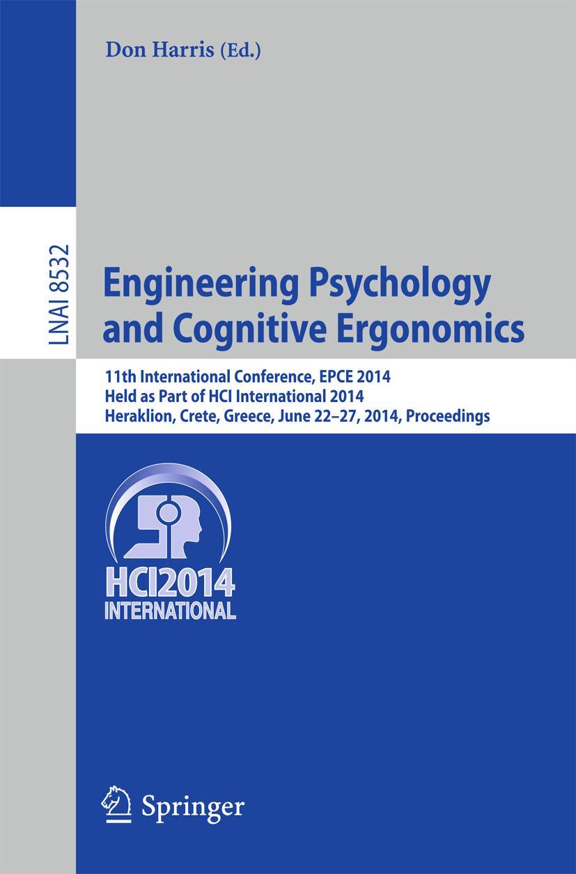 Vorderes Coverbild Engineering Psychology and Cognitive Ergonomics