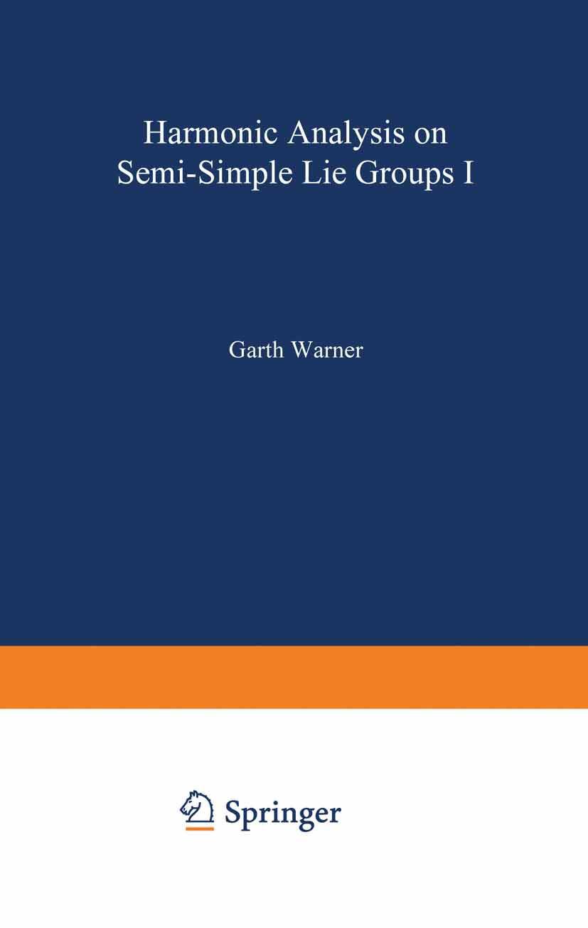 Vorderes Coverbild Harmonic Analysis on Semi-Simple Lie Groups I
