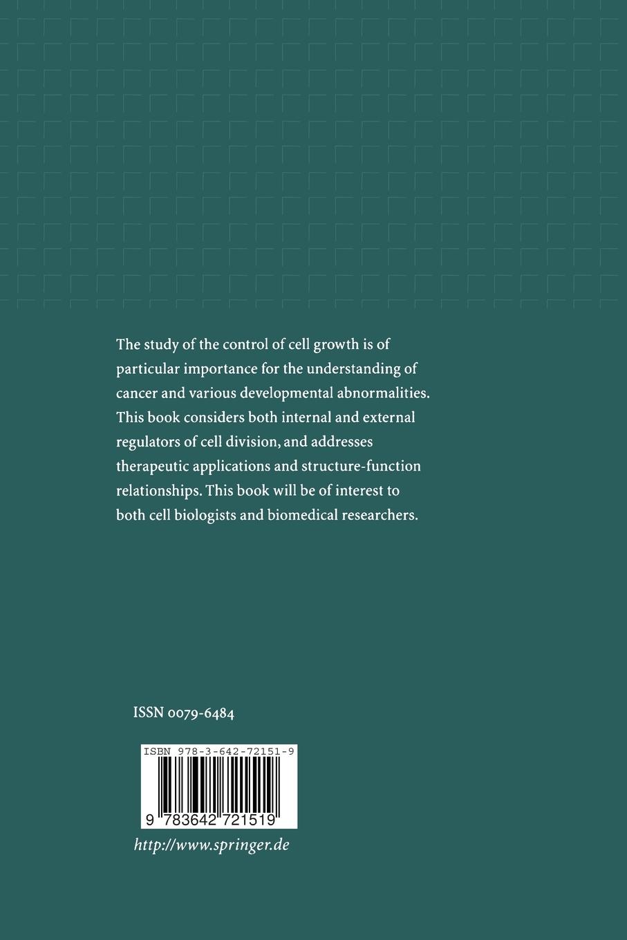 Rückseitencover Inhibitors of Cell Growth