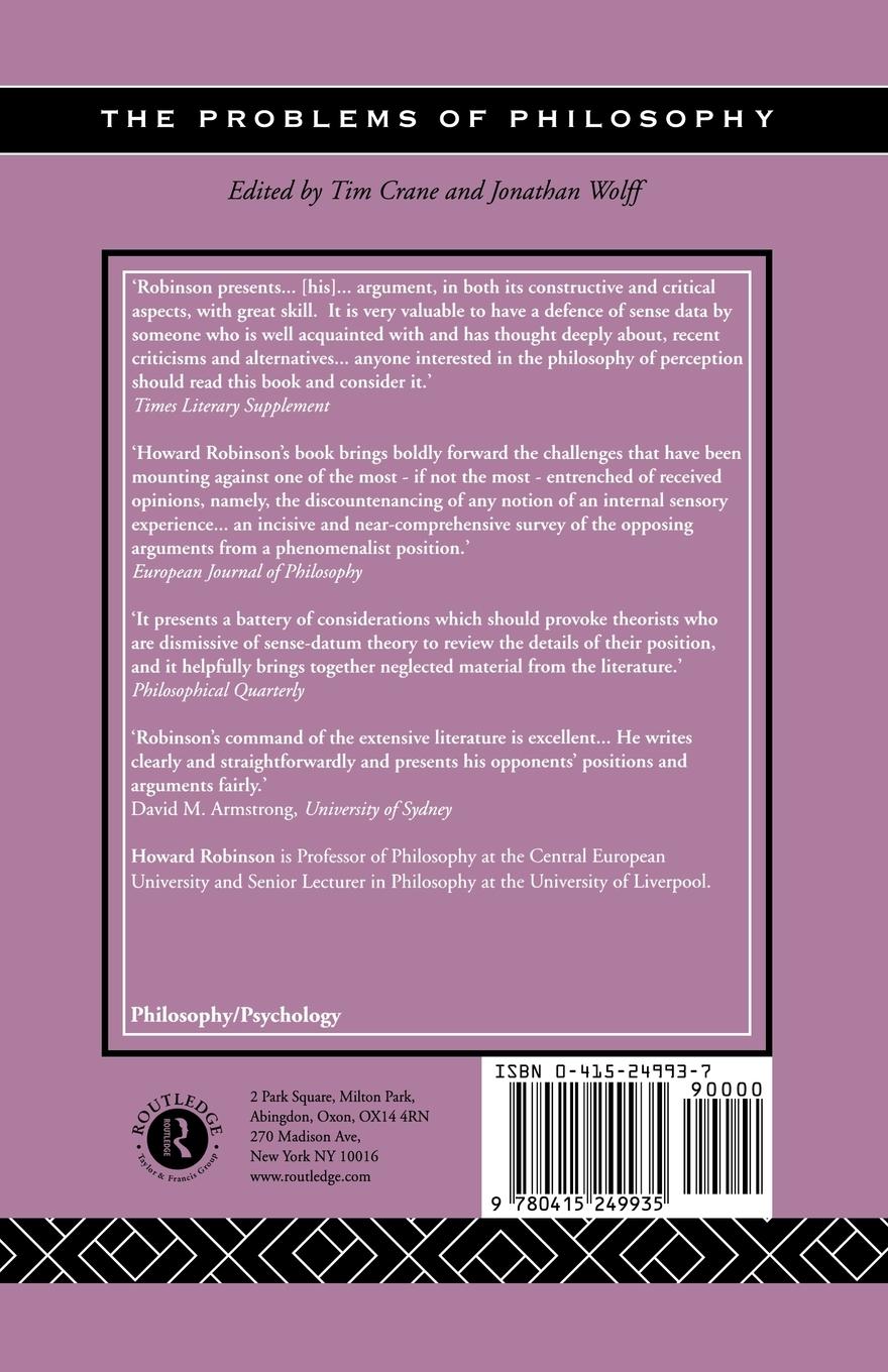 Rückseitencover Perception