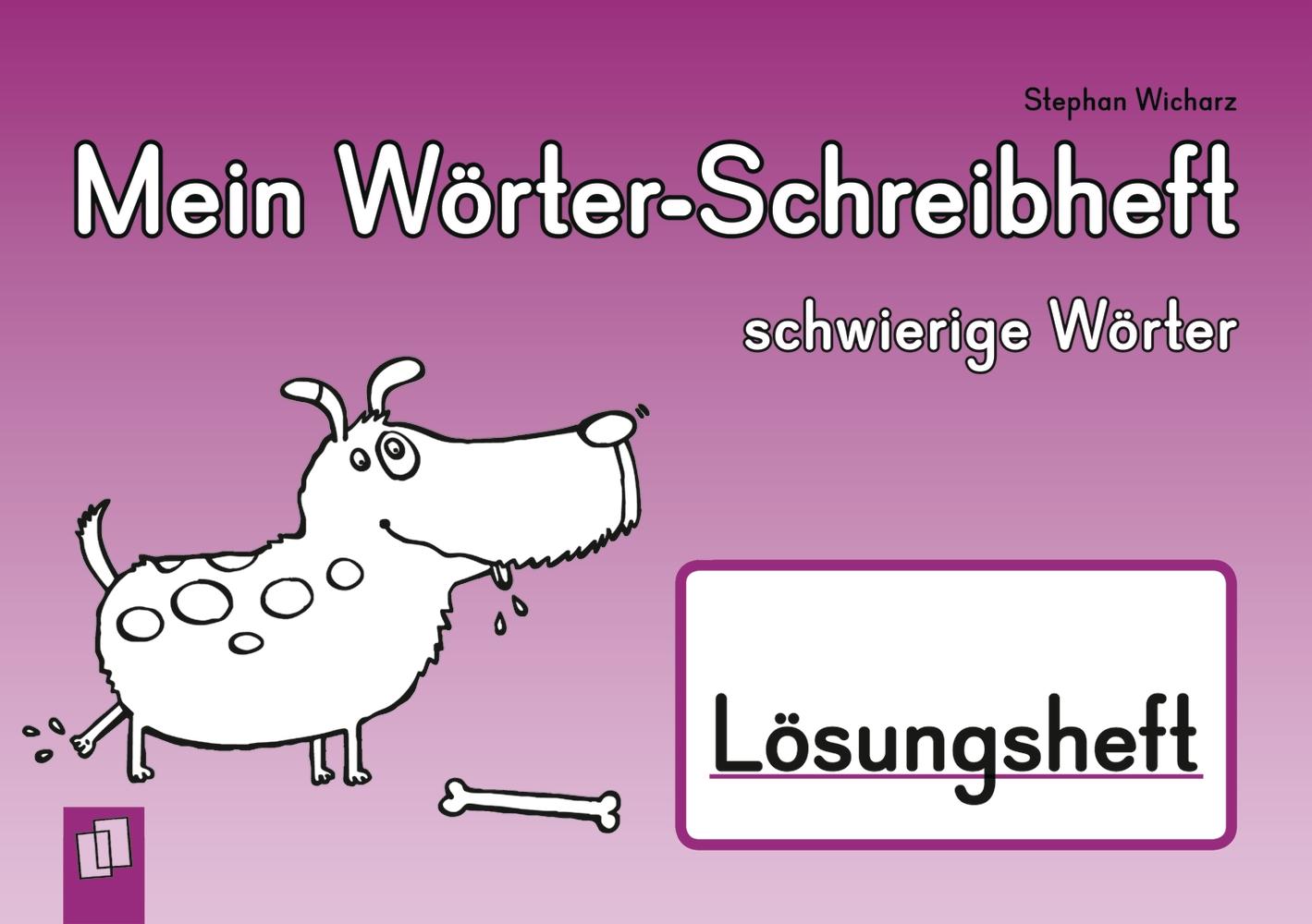 Vorderes Coverbild Mein Wörter-Schreibheft - schwierige Wörter - Lösungsheft