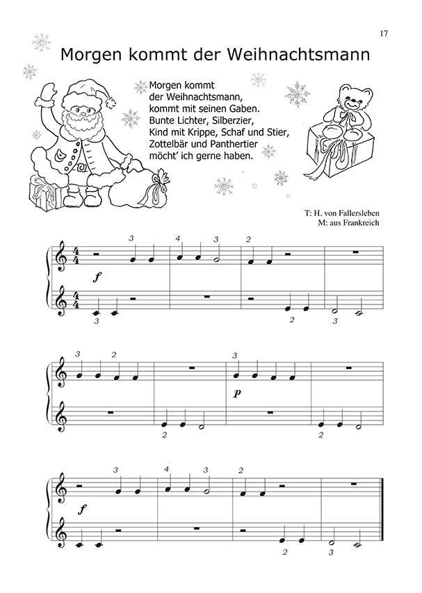 Beispielinhalt (Bild) Klavierschule für Kinder, Band 1