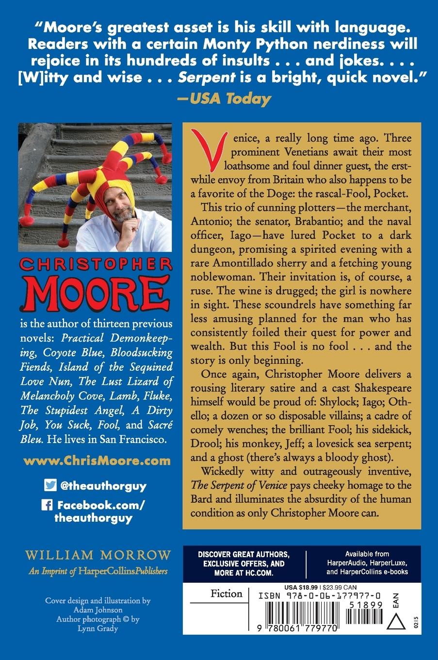 Rückseitencover The Serpent of Venice