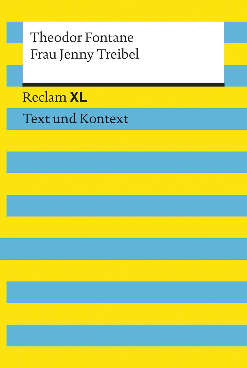 Vorderes Coverbild Frau Jenny Treibel. Textausgabe mit Kommentar und Materialien