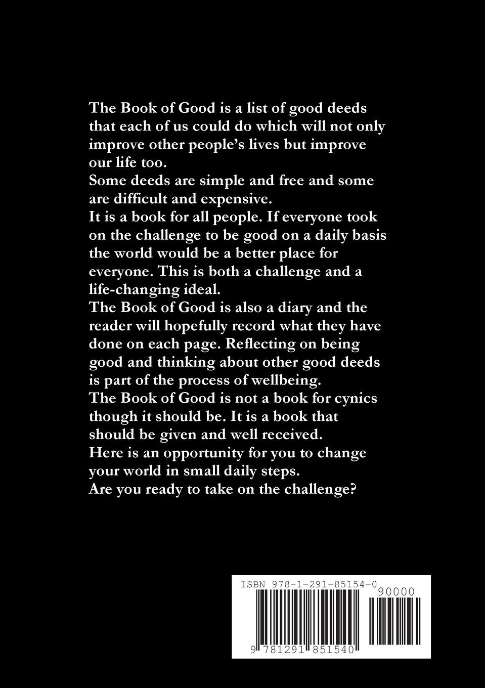 Rückseitencover The Book of Good