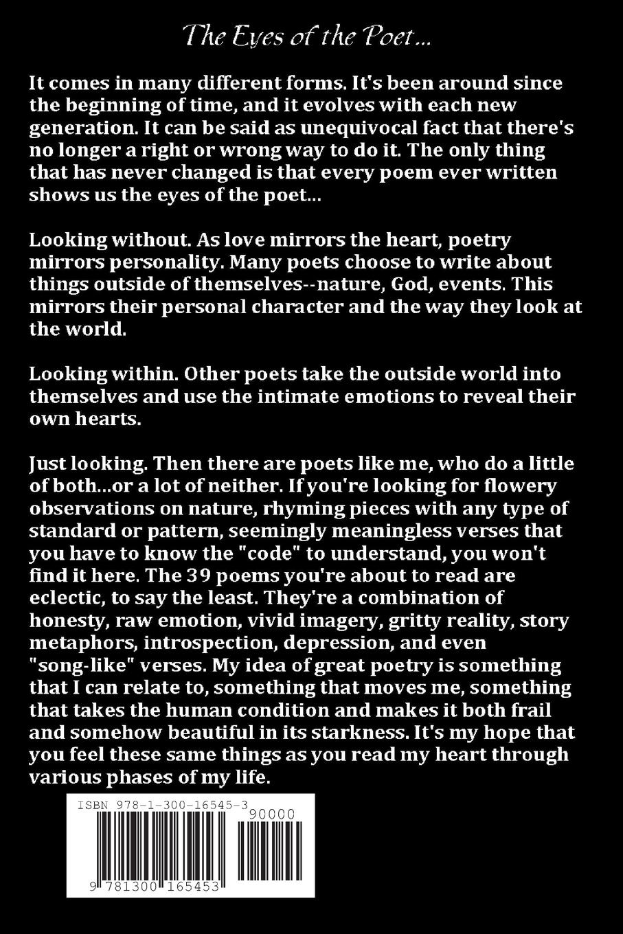 Rückseitencover Soul Bleeds the Poetry, Melodies, and Other Wanderings of Karen Wiesner