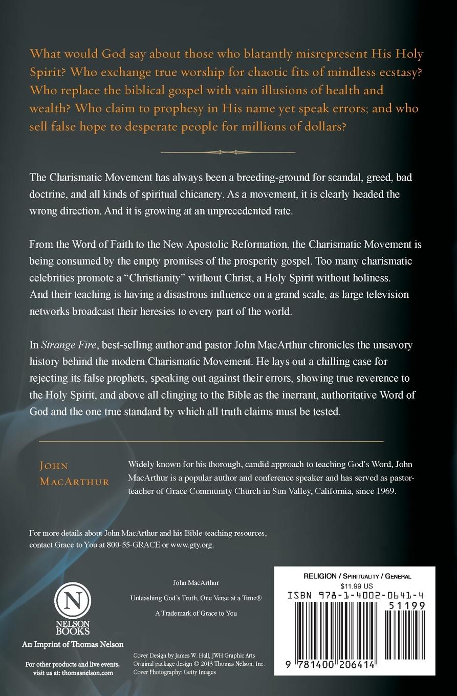 Rückseitencover Strange Fire