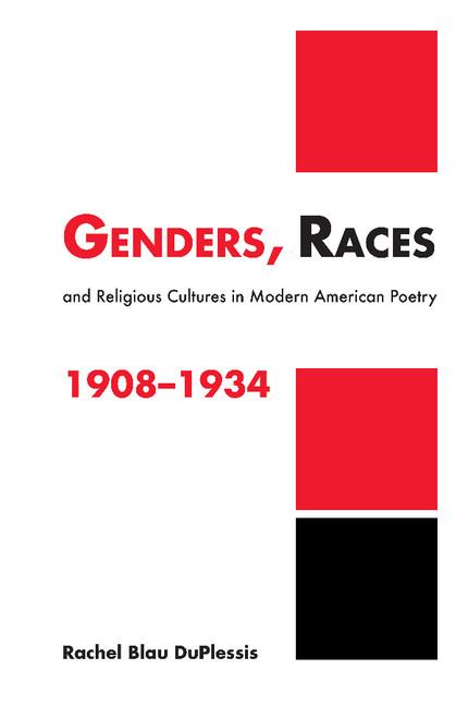 Vorderes Coverbild Genders, Races, and Religious Cultures in Modern American Poetry, 1908 1934