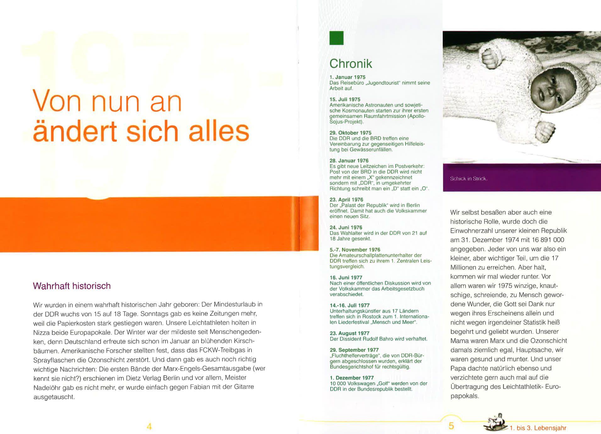 Beispielinhalt (Bild) Wir vom Jahrgang 1975. Aufgewachsen in der DDR