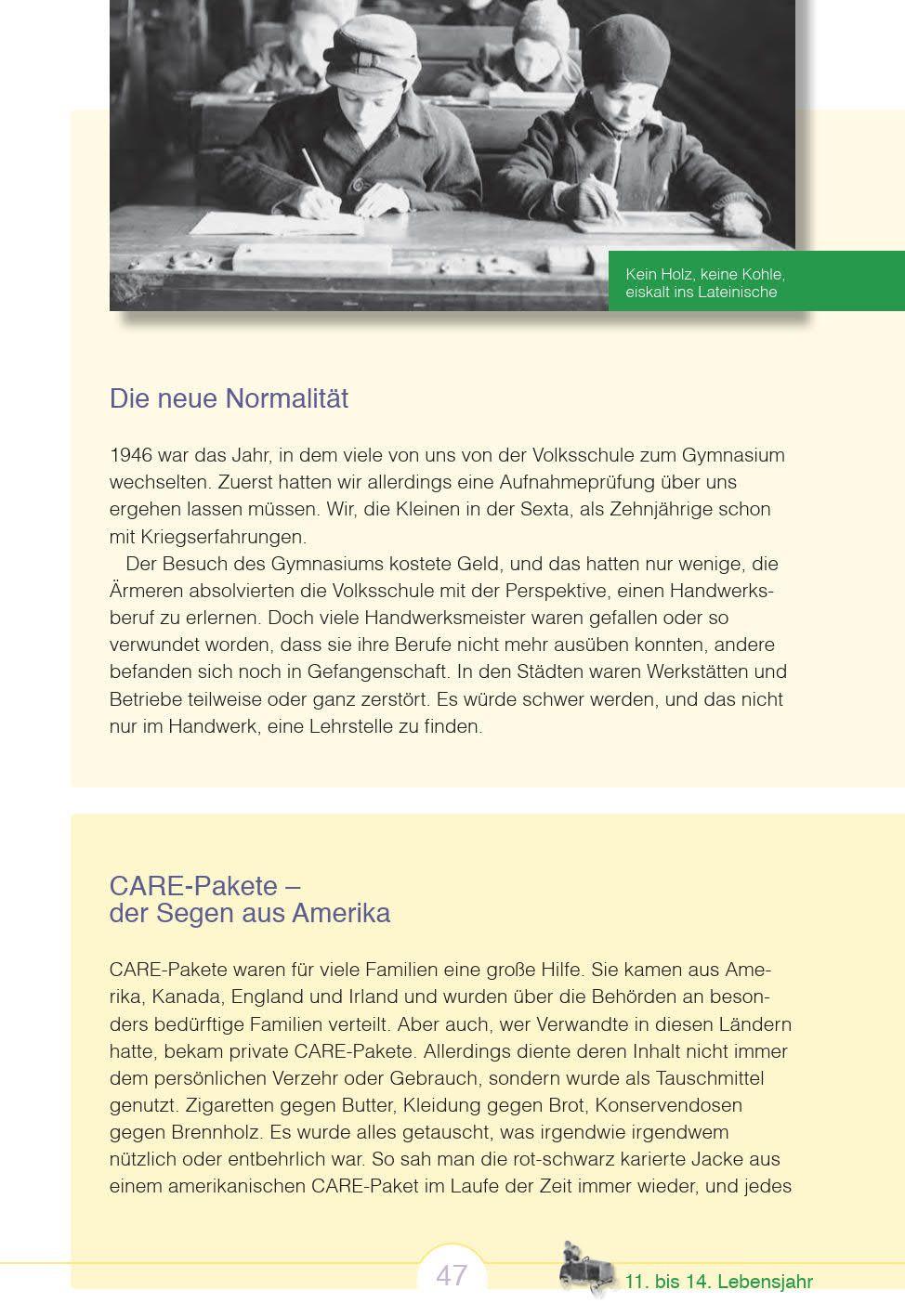 Beispielinhalt (Bild) Wir vom Jahrgang 1935