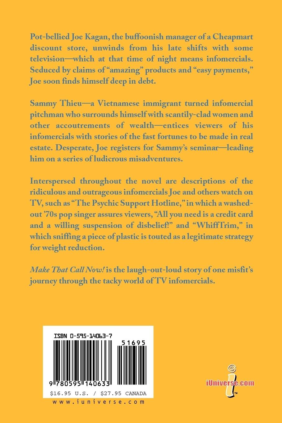 Rückseitencover Make That Call Now!