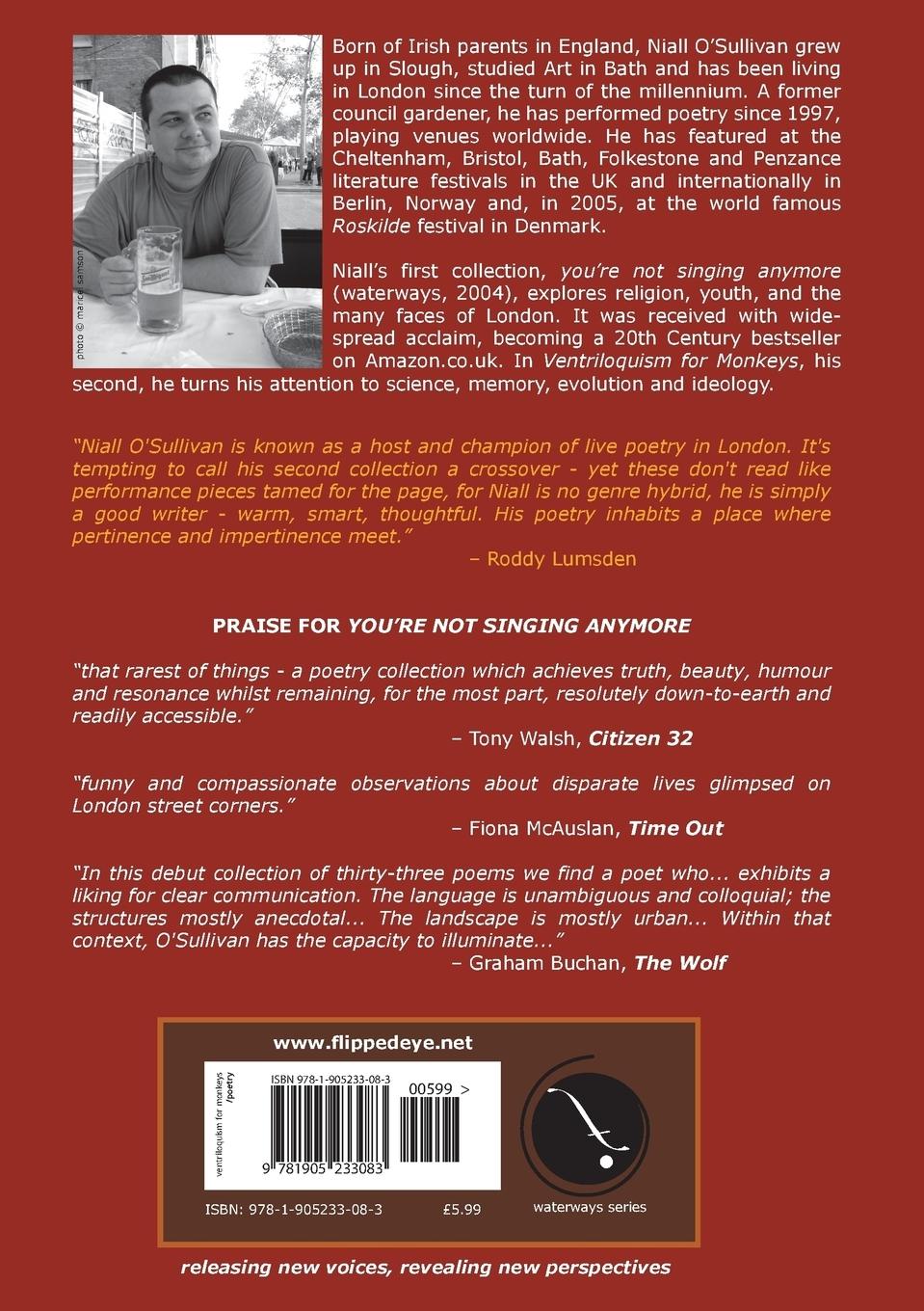 Rückseitencover Ventriloquism for Monkeys