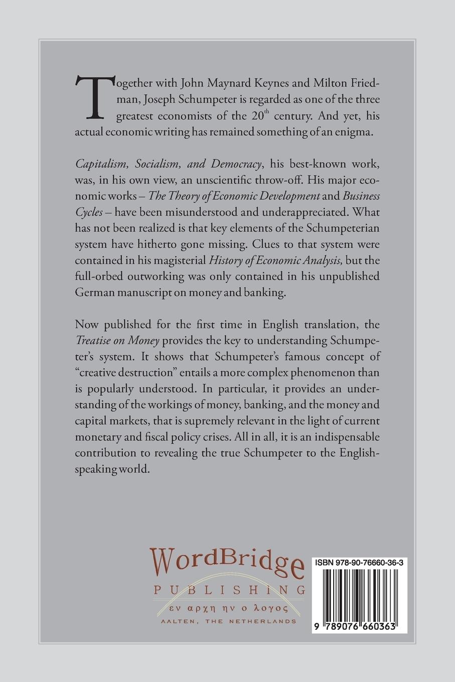 Rückseitencover Treatise on Money