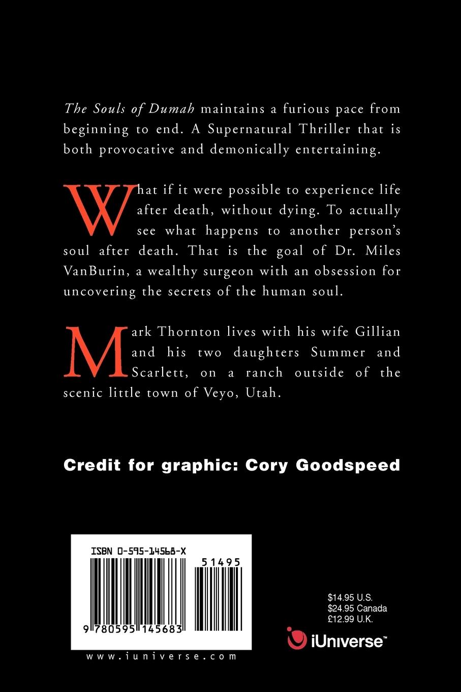 Rückseitencover The Souls of Dumah