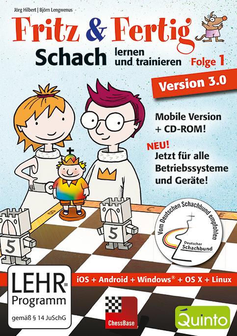 Vorderes Coverbild Fritz&Fertig! Folge 1: Schach lernen und trainieren - Version 3