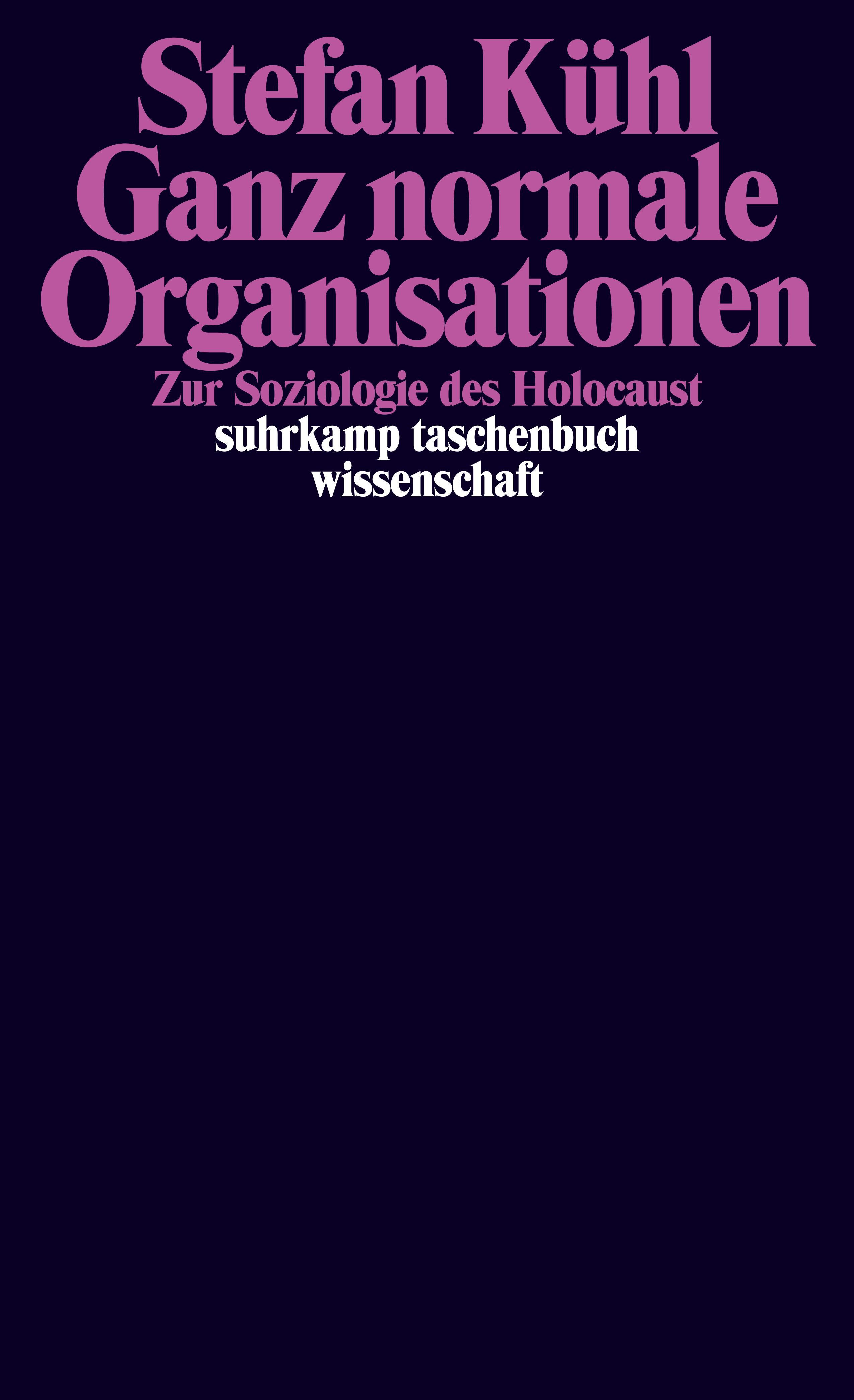 Vorderes Coverbild Ganz normale Organisationen