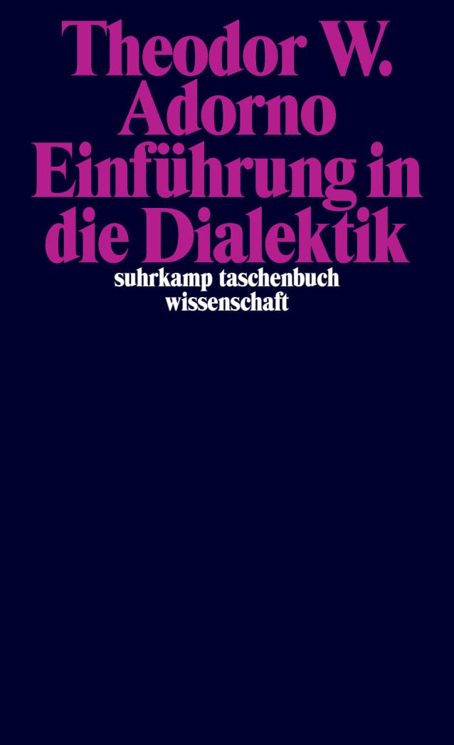 Vorderes Coverbild Einführung in die Dialektik