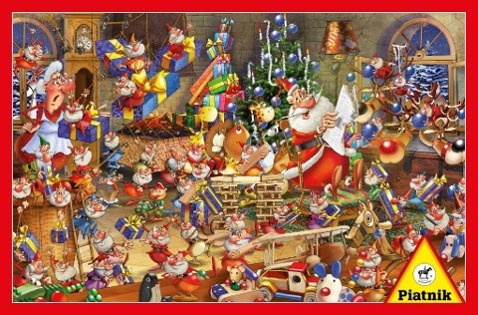 Vorderes Coverbild Ruyer, Weihnachtsmann 1.000 Teile Puzzle