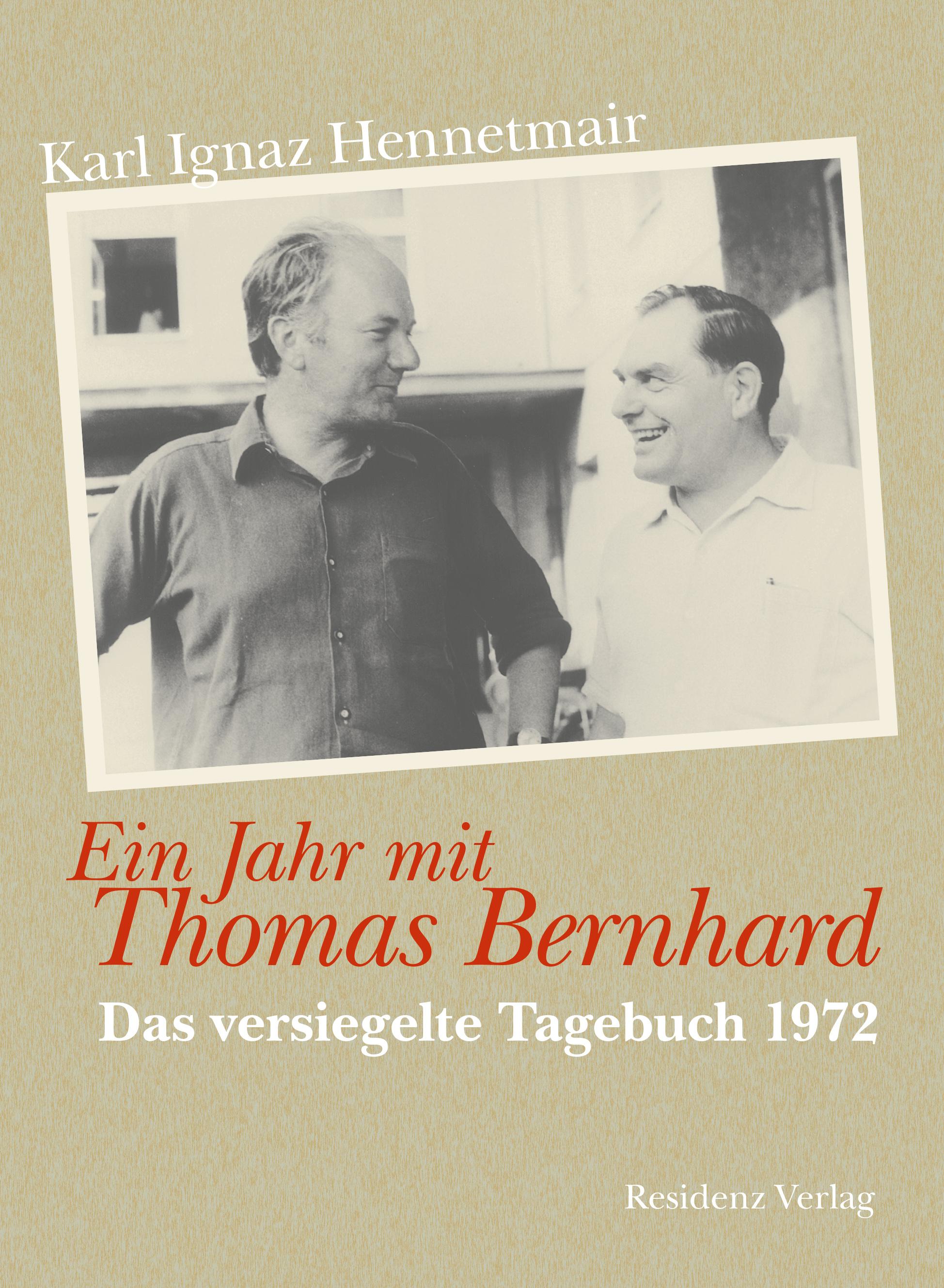 Vorderes Coverbild Ein Jahr mit Thomas Bernhard