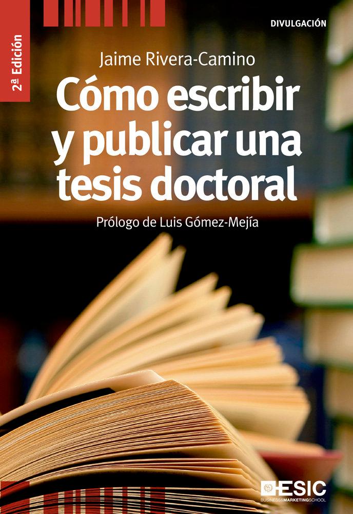Vorderes Coverbild Cómo escribir y publicar una tesis doctoral
